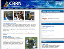 Tablet Screenshot of cbrnprofessionals.com